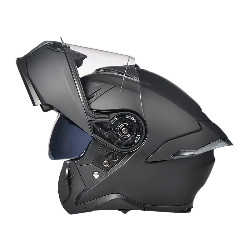 LP001 Tấm che đôi Lật lên Mũ bảo hiểm xe máy Mũ bảo hiểm mô-đun Motocross